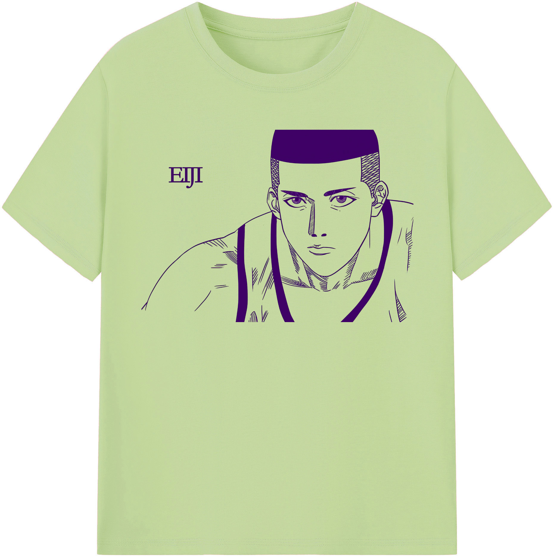 SLAM DUNK／スラムダンク 綿100％半袖Tシャツ（フロントプリント）